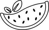 Arbūzų sėklos logotipas
